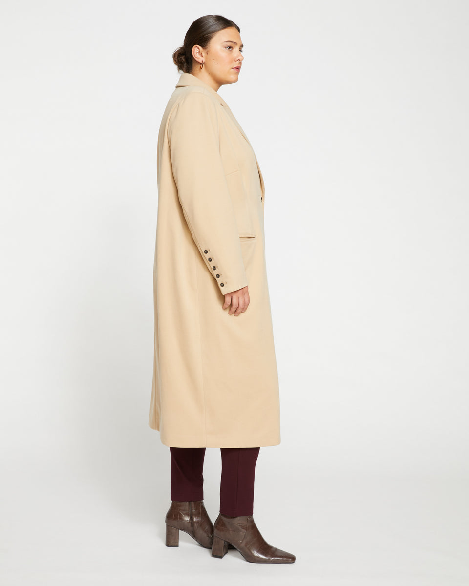 Jackson Tailored Coat - Khaki Zoom image 2