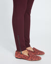 Moro Pocket Signature Ponte Pants - Black Cherry thumbnail 1