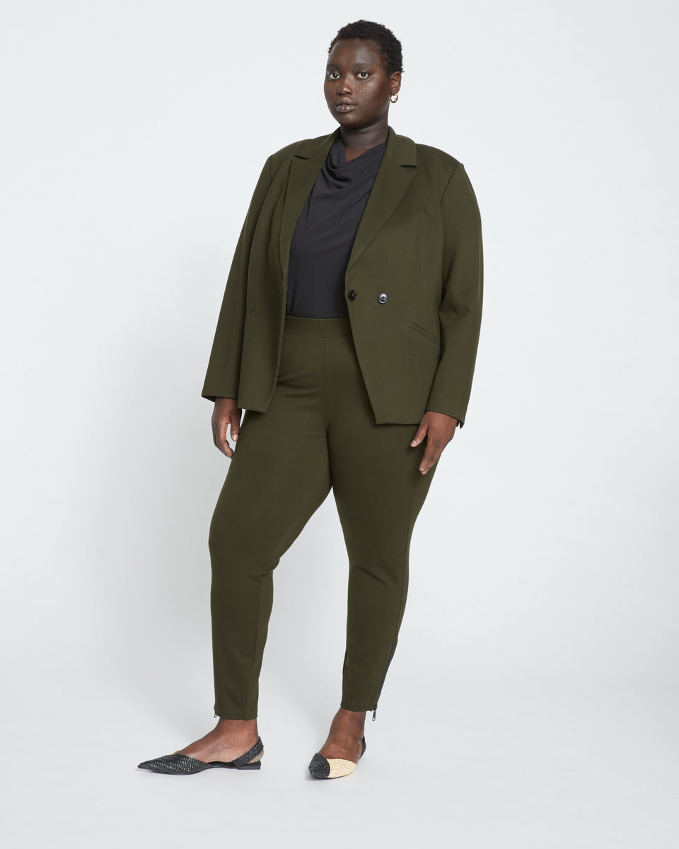 Moro Pocket Signature Ponte Pants - Evening Forest Zoom image 0