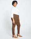 Moro Pocket Signature Ponte Pants - Autumn Houndstooth Jacquard thumbnail 3