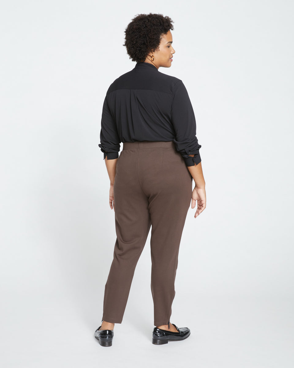 Moro Pocket Signature Ponte Pants - Earth Zoom image 4