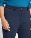 Cigarette Ponte Pants - Navy thumbnail 1