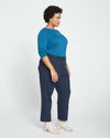 Cigarette Ponte Pants - Navy thumbnail 2