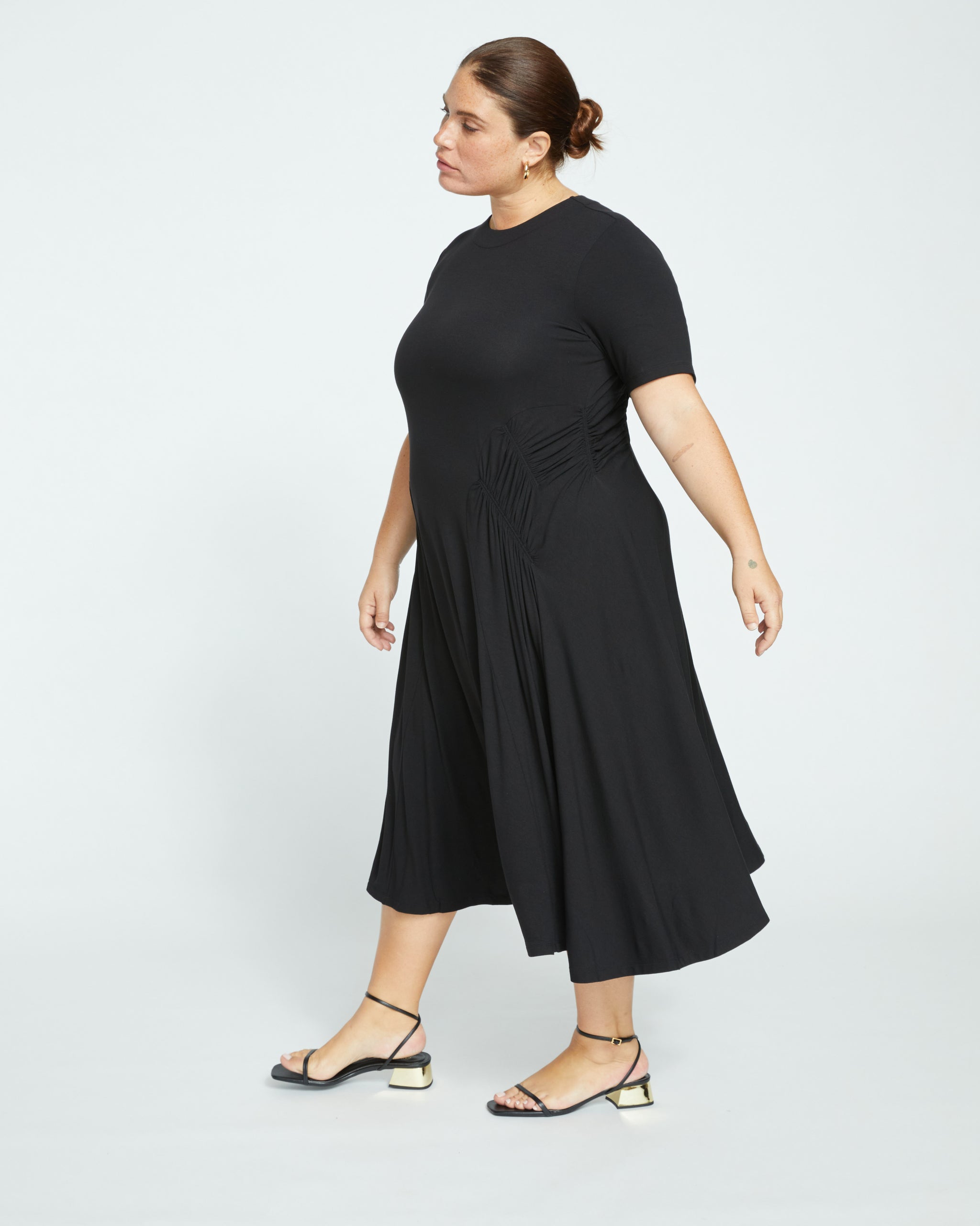 Devi Liquid Jersey Dress - Black | Universal Standard