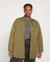 Hudson Quilted Coat - Ivy thumbnail 0