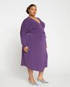Velvety-Cool Jersey Wrap Dress - Potion Purple thumbnail 2