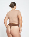 LaserSmooth High Rise Thong - Cocoa thumbnail 3