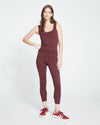 Next-to-Naked Cropped Pocket Legging - Black Cherry thumbnail 0