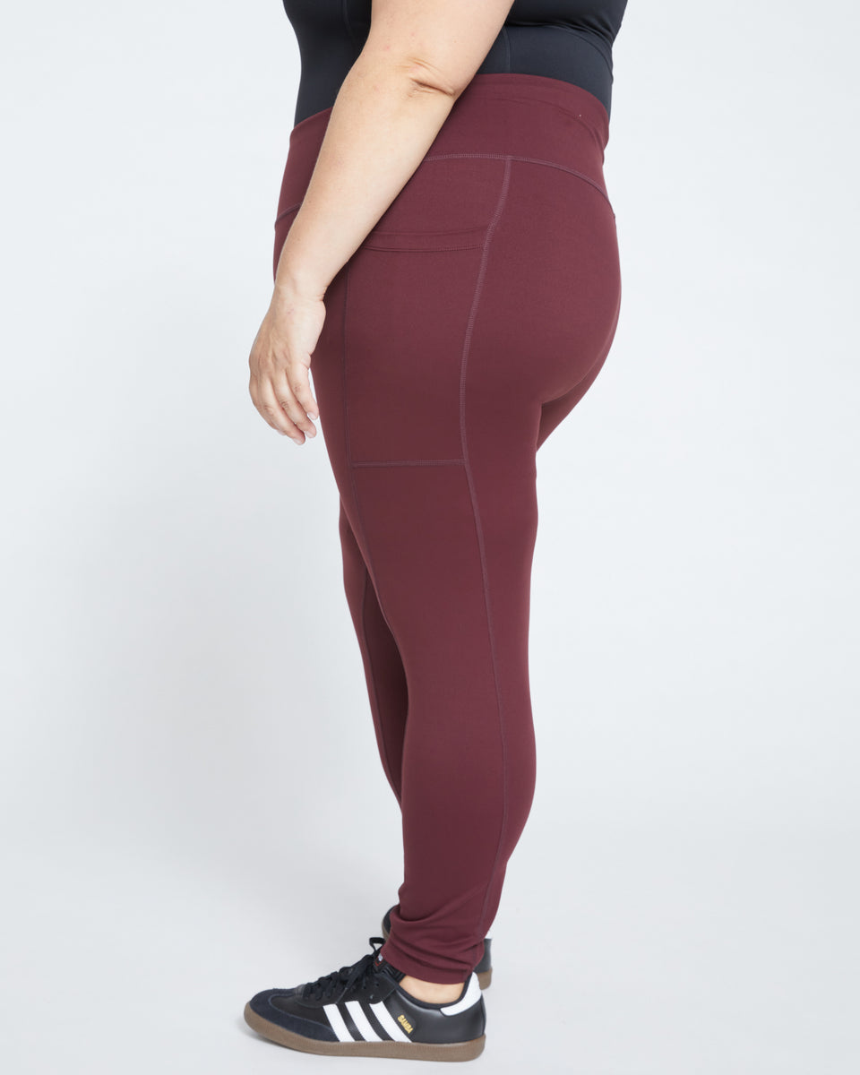 Next-to-Naked Pocket Legging - Black Cherry Zoom image 1