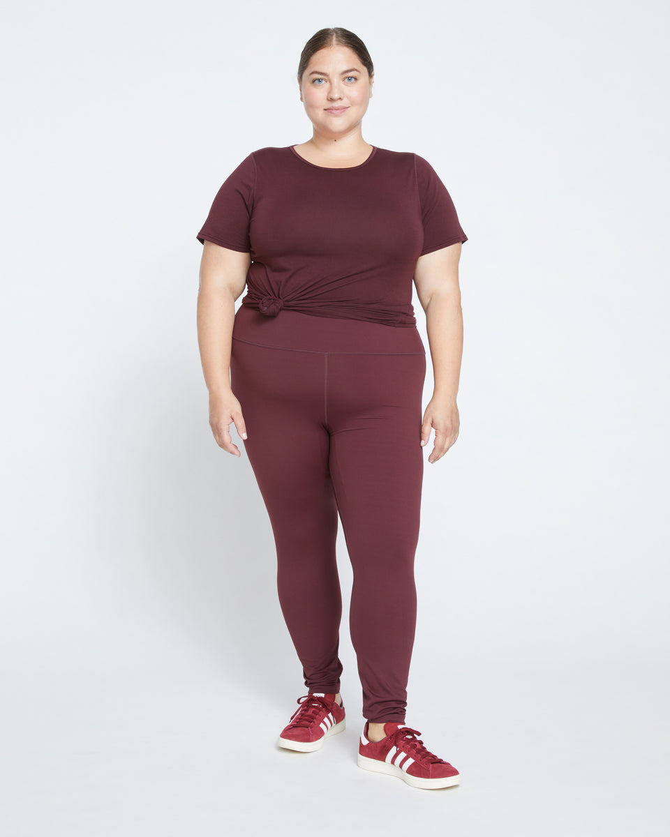 Next-to-Naked Legging - Black Cherry Zoom image 0