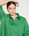 Odeon Stretch Poplin Shirtdress - Spearmint Candy thumbnail 1