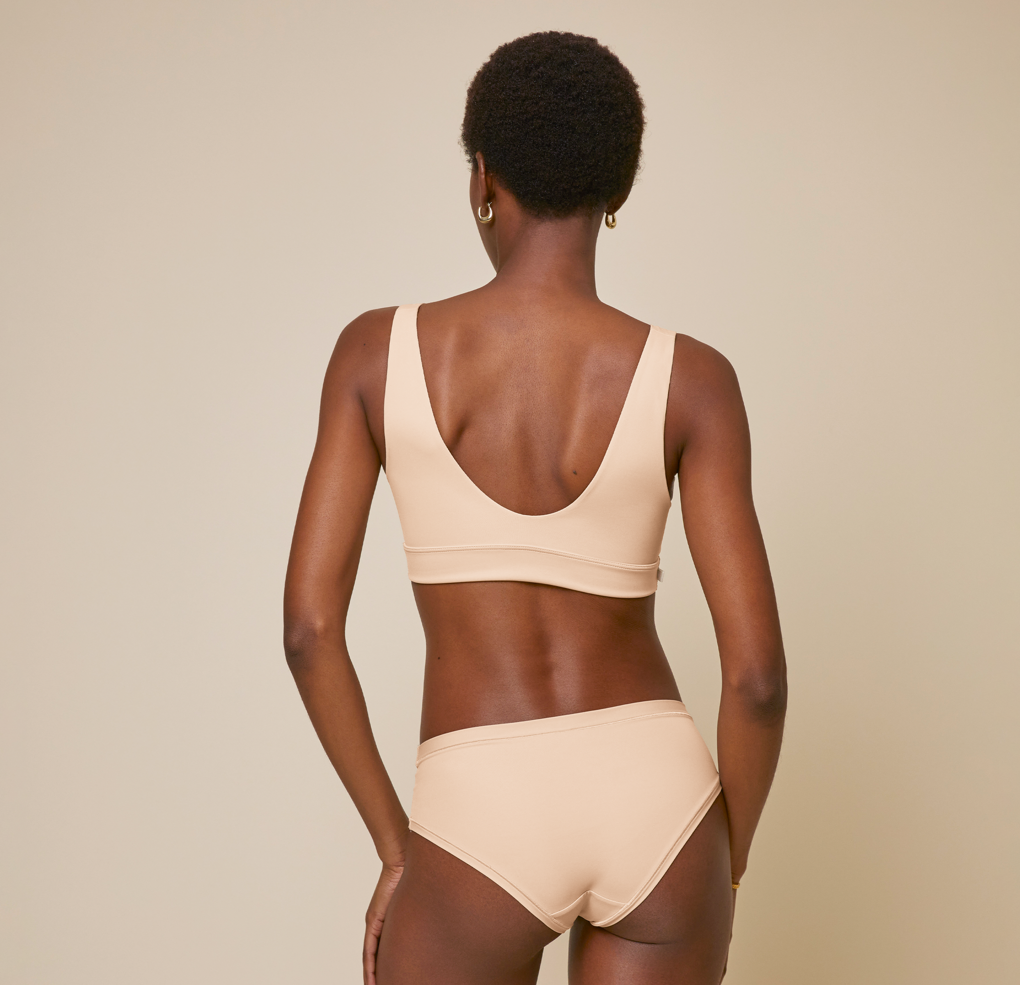 Bliss Bralette - Beige Zoom image 1