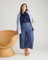 Perfect Tencel Chambray Culottes - Midnight Blue thumbnail 0