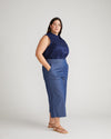 Perfect Tencel Chambray Culottes - Midnight Blue thumbnail 1