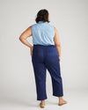 Perfect Tencel Chambray Off-Duty Pants - Cerulean thumbnail 2