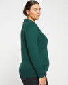 Pele Eco Polo Sweater - Heather Forest thumbnail 2