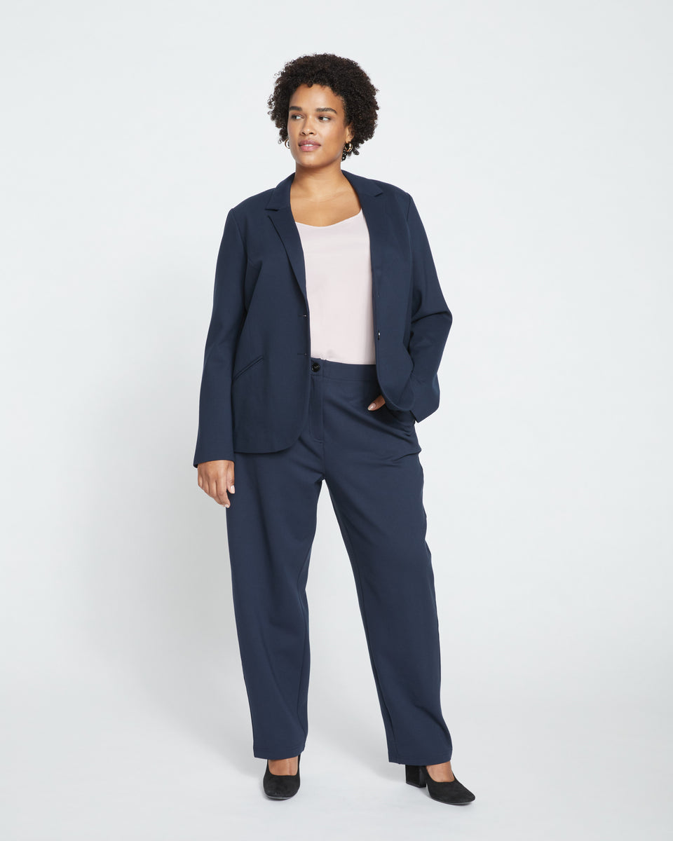 Beas Ponte Blazer - Navy Zoom image 1