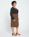 Danube Ponte Skirt - Autumn Houndstooth Jacquard thumbnail 2