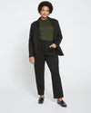 Janelle Tailored Ponte Blazer - Black thumbnail 1