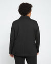 Janelle Tailored Ponte Blazer - Black thumbnail 3