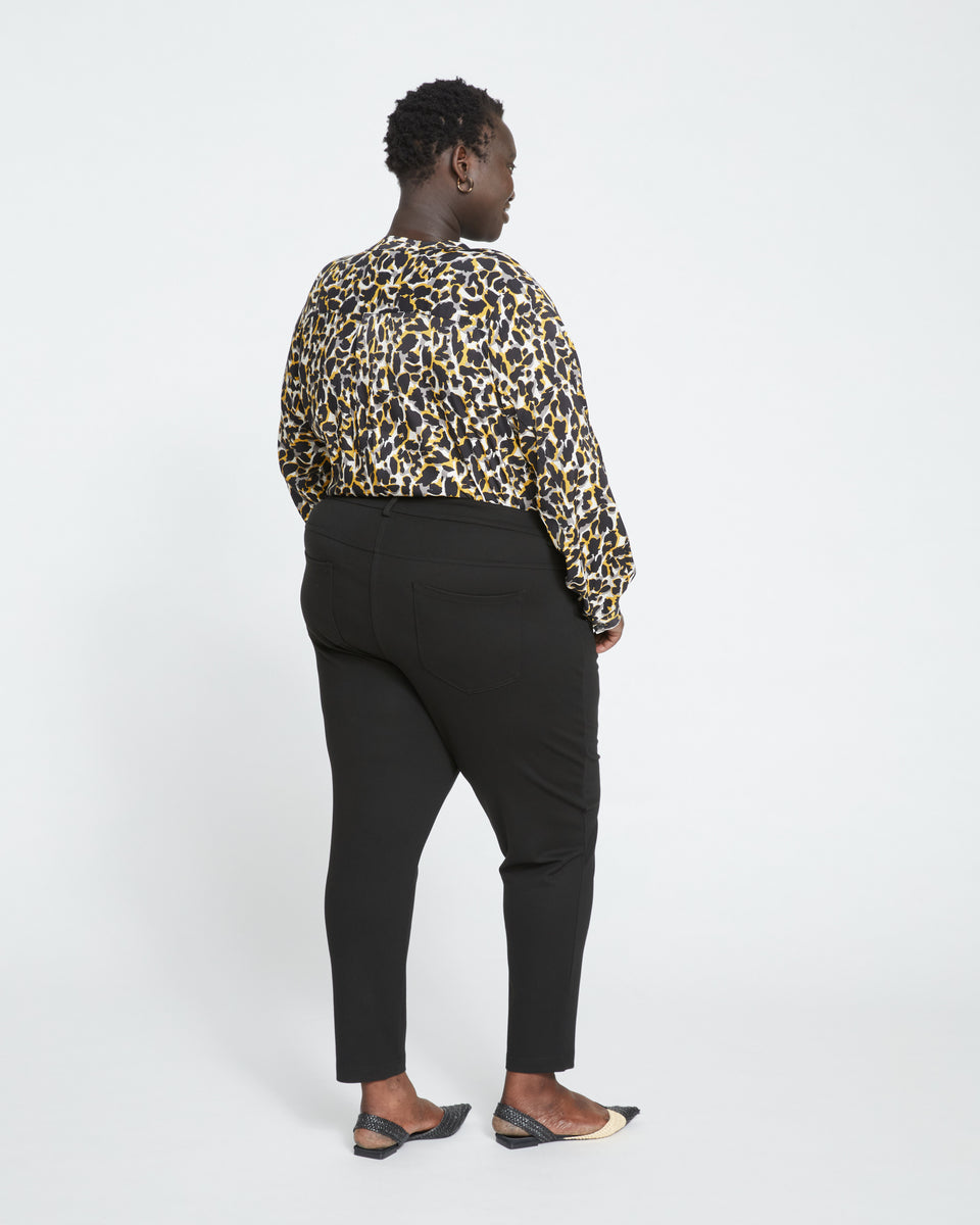 Seine Skinny Ponte Jeans - Black Zoom image 3