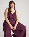 Promenade Linen Jumpsuit - Acai thumbnail 1