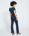 Pull On Bootcut Ponte Pants - Navy thumbnail 3