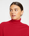 Renee Raglan Turtleneck - Vermilion Red thumbnail 1