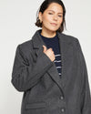 Harlow Classic Wool Coat - Heather Charcoal thumbnail 1