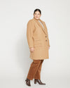 Harlow Classic Wool Coat - Light Bark thumbnail 3