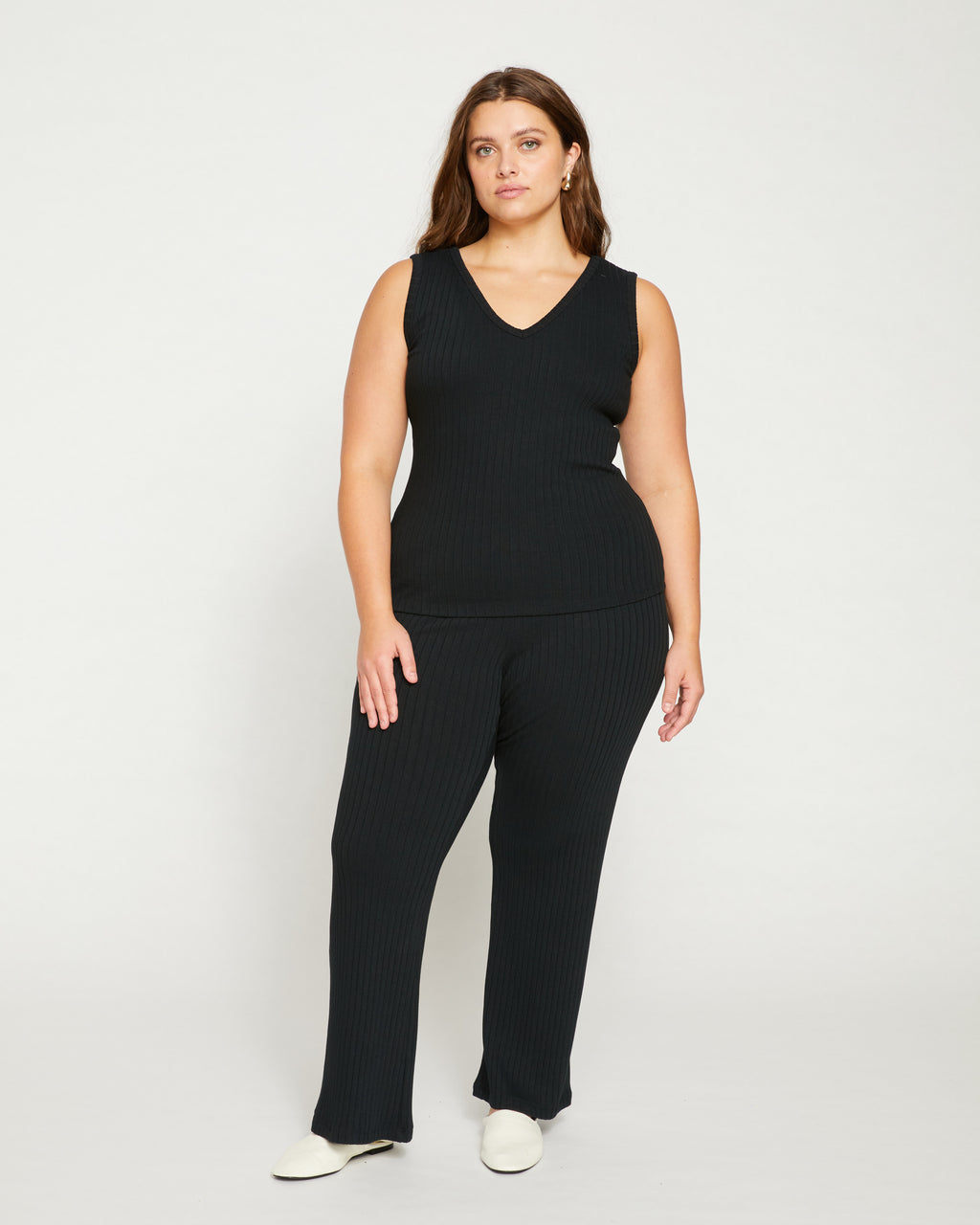 Aspen Rib Tank - Black - image 1