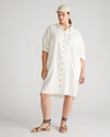 Seaside Linen Shirtdress - White thumbnail 0