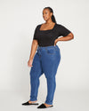 Seine Mid Rise Skinny Jeans 32 Inch - Odeon Blue thumbnail 2