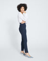 Skinny Pintuck Ponte Pants 28 Inch - Navy thumbnail 2