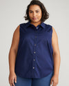 Perfect Tencel Chambray Sleeveless Shirt - Cerulean thumbnail 0