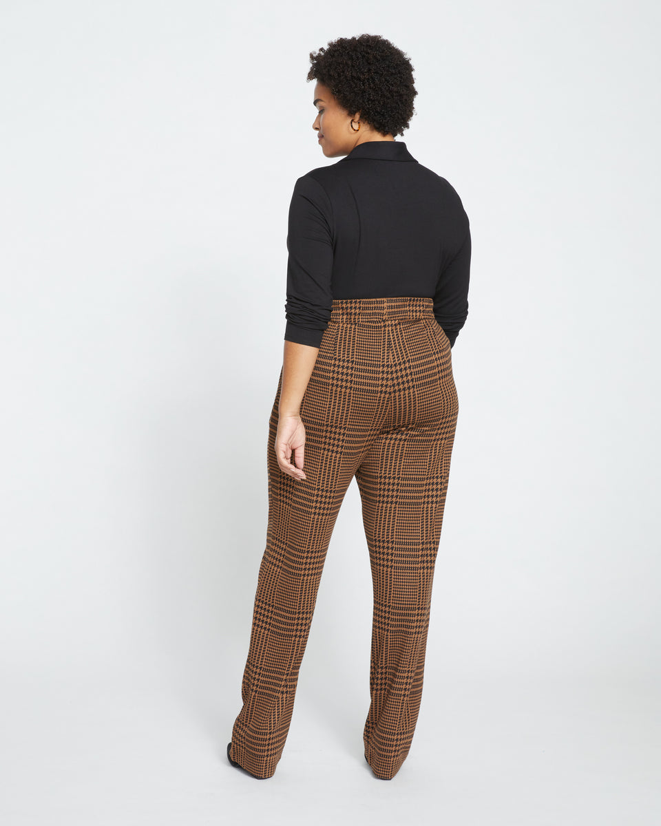 Smart Signature Ponte Pants Long - Autumn Houndstooth Jacquard Zoom image 3