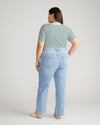 Mimi High Rise Split Hem Jeans 30 Inch - All Blue thumbnail 3