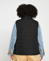 Comfort Panel Sport Puffer Vest - Black thumbnail 3