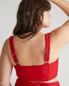 The Square Neck Bikini Top - Baywatch Red thumbnail 2