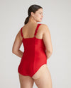 The Square Neck Swimsuit - Baywatch Red thumbnail 2