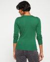 Statement Wrap Sweater - Kelly Green thumbnail 3