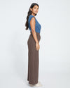 Stephanie Wide Leg Ponte Pants - Earth thumbnail 2