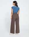 Stephanie Wide Leg Ponte Pants - Earth thumbnail 3