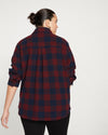 Maine Stretch Flannel Shirt - Black Cherry Plaid thumbnail 3