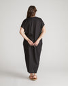 Cabana Linen Kaftan - Black thumbnail 3