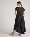 Sunset Linen Flounce Dress - Black thumbnail 1