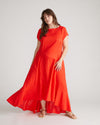 Sunset Linen Flounce Dress - Shoreline Sunset thumbnail 0