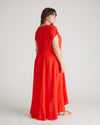 Sunset Linen Flounce Dress - Shoreline Sunset thumbnail 3