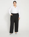 Tribeca Stretch Wool Trousers - Black thumbnail 1