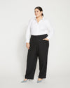 Tribeca Stretch Wool Trousers - Black thumbnail 2